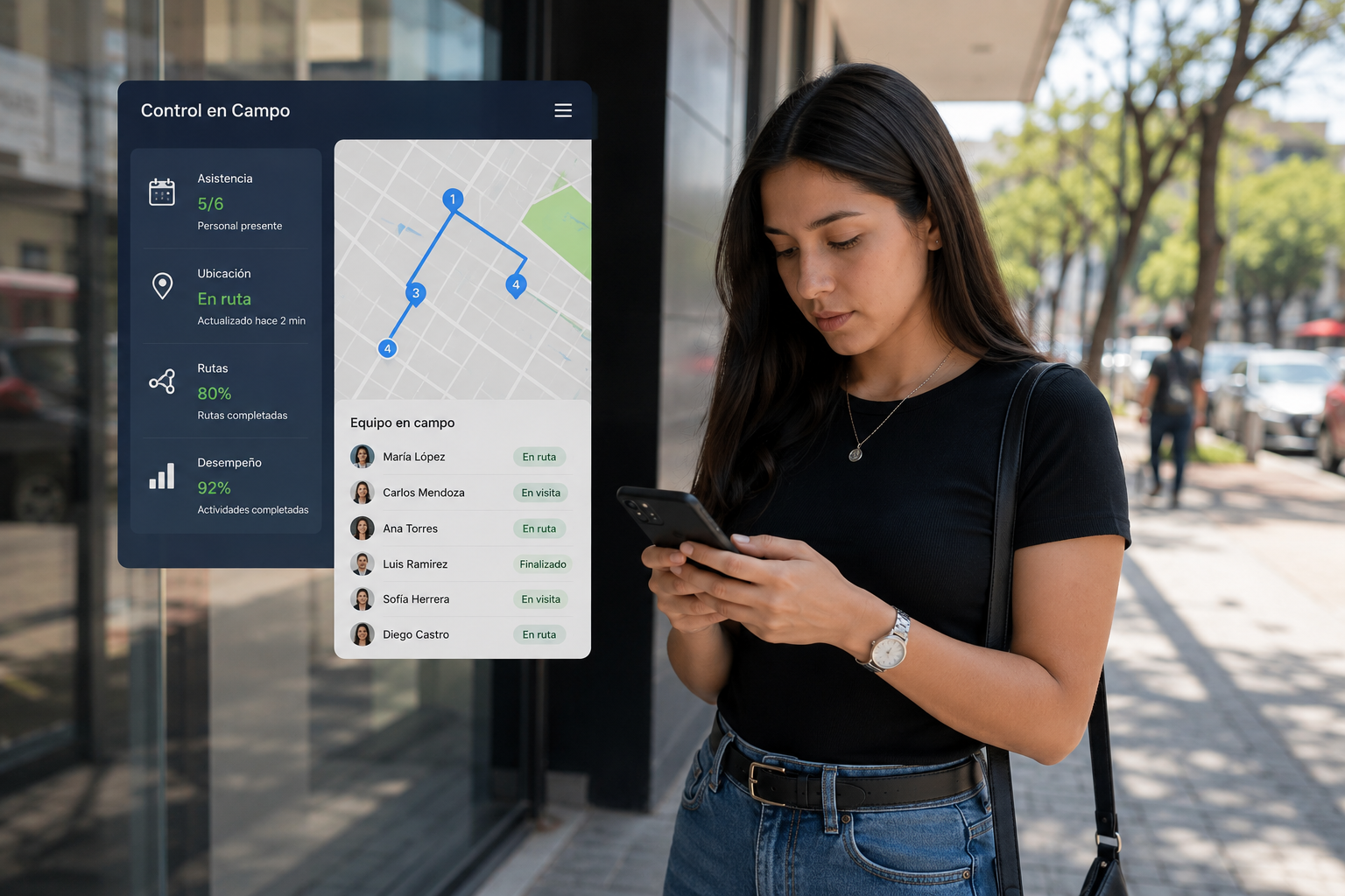 Control y Gestión de Personal en Campo